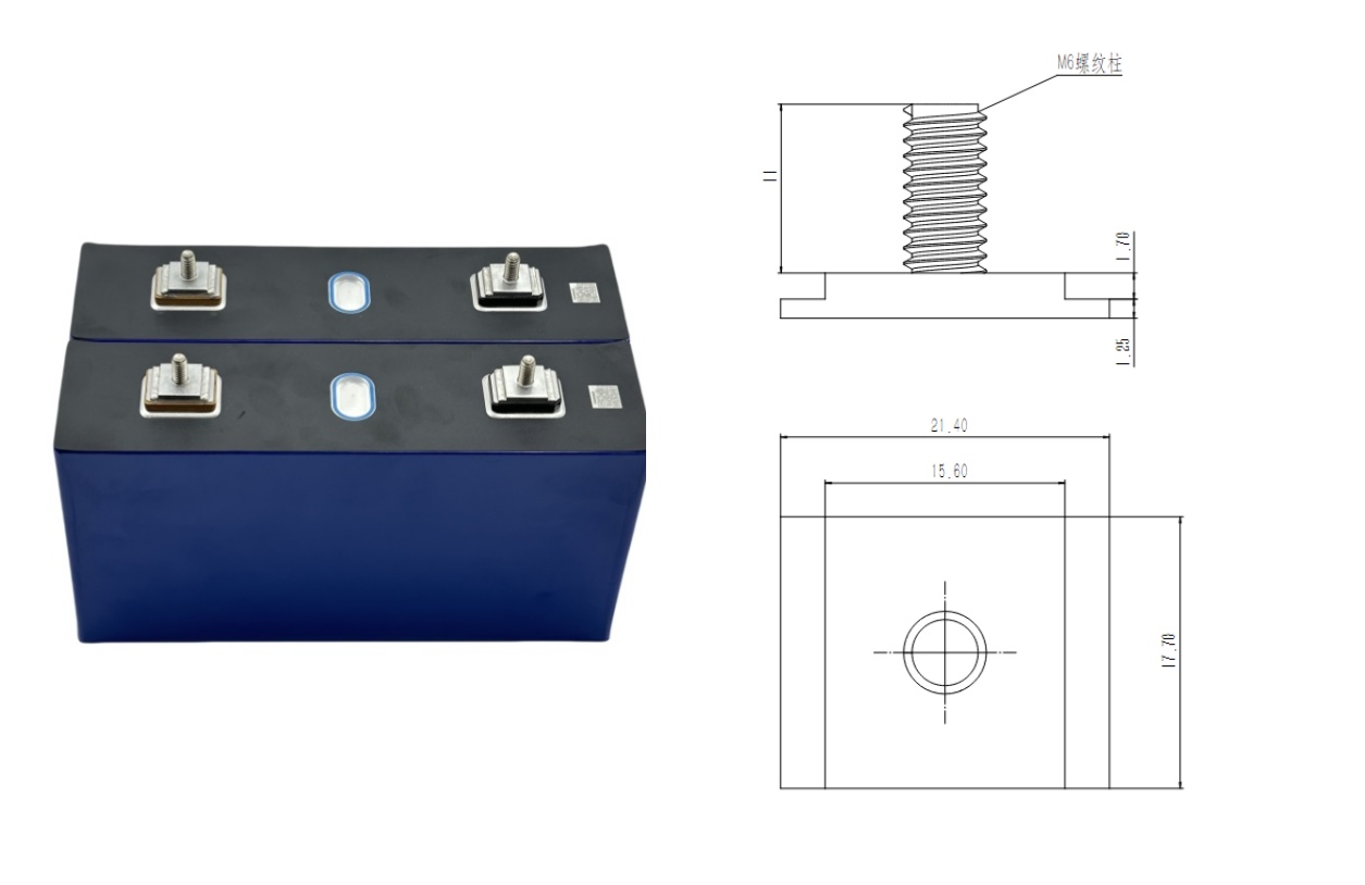3.2V 150Ah LiFePO4 Prismatic Battery