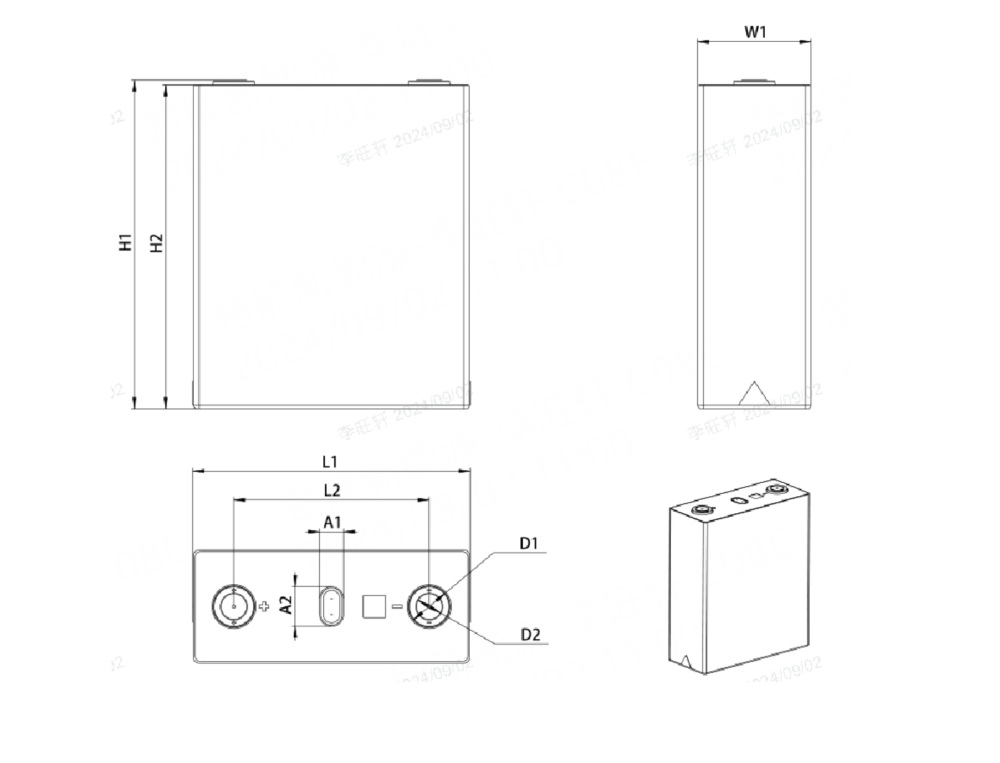 3.2V 472Ah LiFePO4 Battery