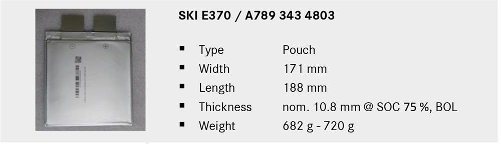 European Clearance Sale: SK Innovation E370 37Ah NMC Lithium Ion Cells