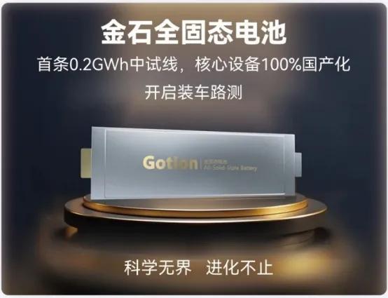 Gotion's ＂Jinshi＂ All-Solid-State Battery Enters Pilot Production