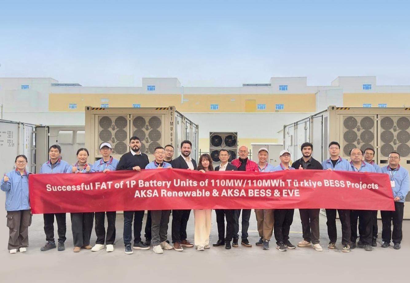 EVE Energy Ships 110 MWh High-Rate Energy Storage Systems to Turkey