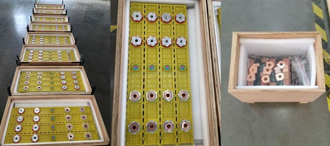 32pcs 3.2V 700Ah Winston LiFePO4 Batteries were shipped to the USA