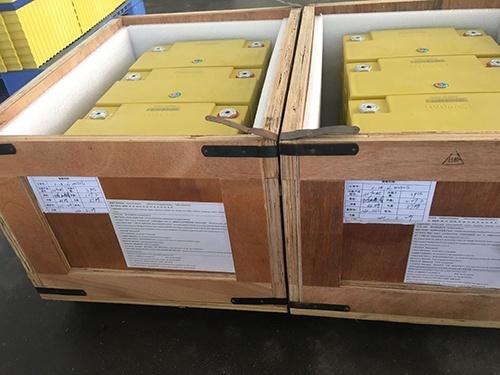 6 Units Thunder Sky Winston 12V 90Ah LiFePO4 Batteries Shipped to Thailand