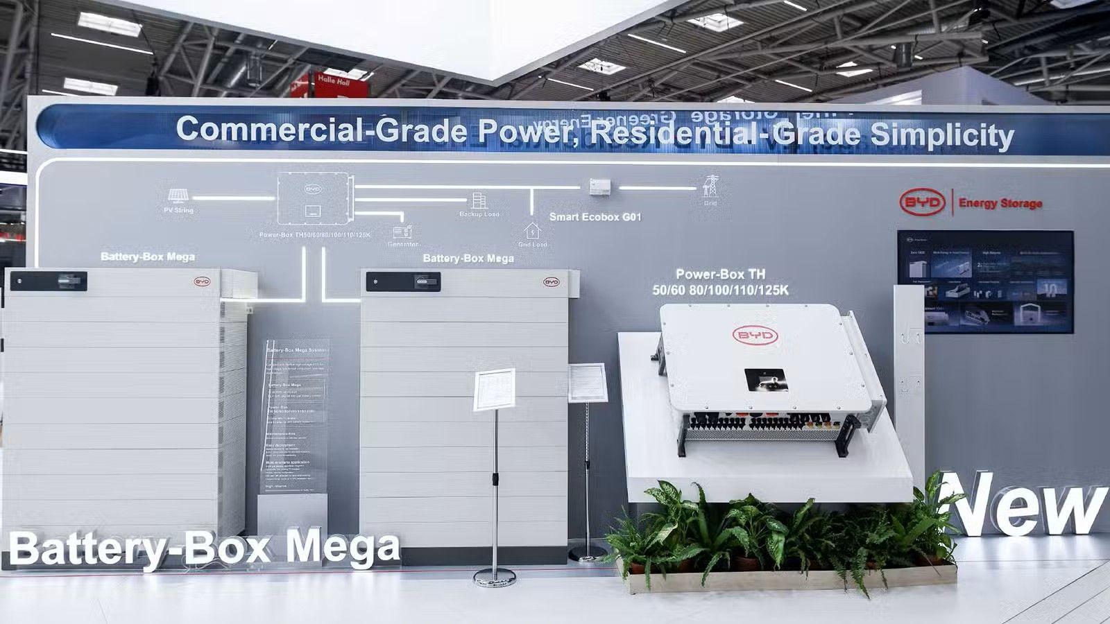 BYD Debuts Residential Energy Ecosystem and Battery-Box Mega at The Smarter E Europe 2026