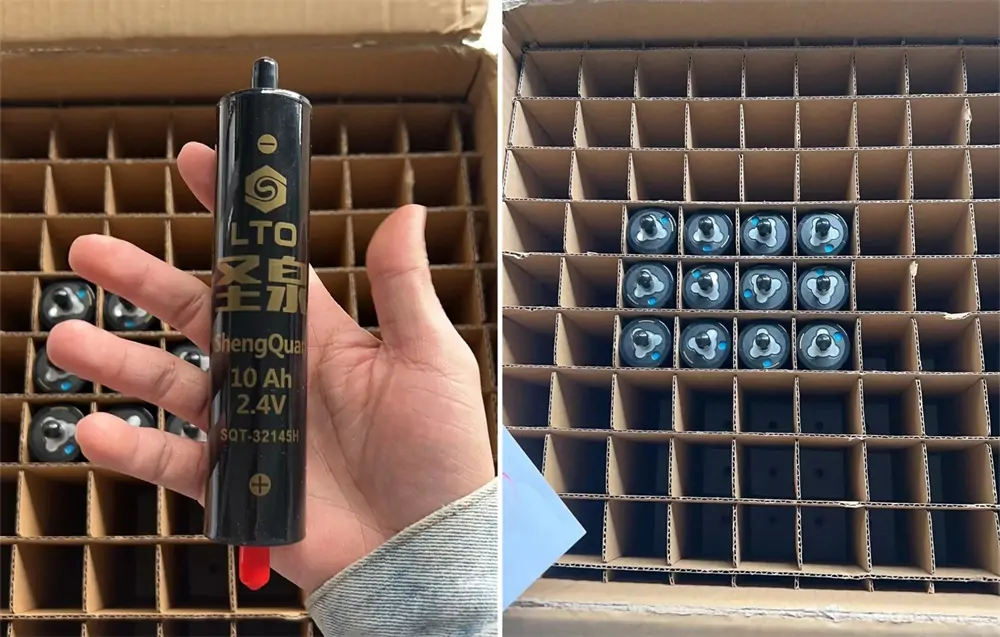 SQT32145H 2.4V 10Ah LTO Batteries Shipped to Canada
