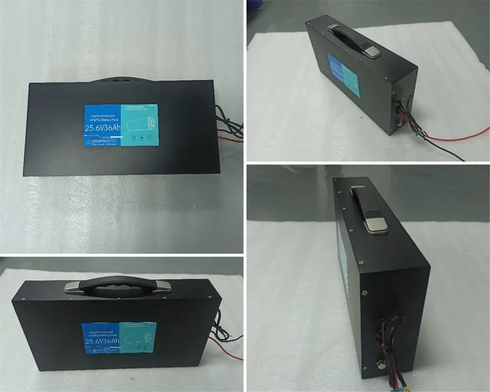 25.6V 36Ah LiFePO4 Battery Packs Shipped to the UK