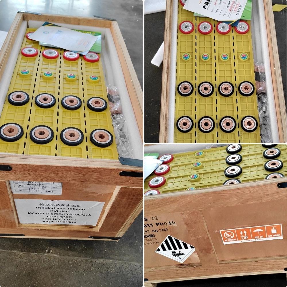 Winston 3.2V 700Ah LiFePO4 Batteries Shipped to Trinidad and Tobago