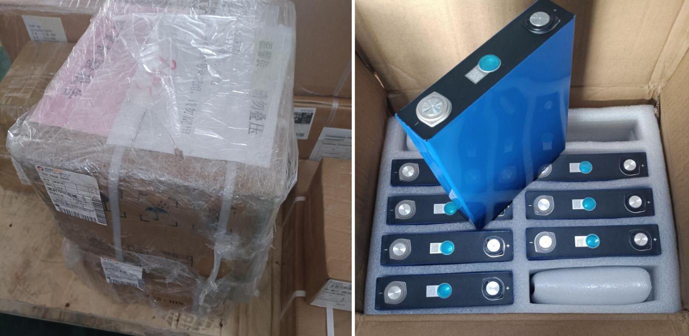 16 pcs EVE 3.2V 173Ah LiFePO4 Battery Cells Shipped to Fiji