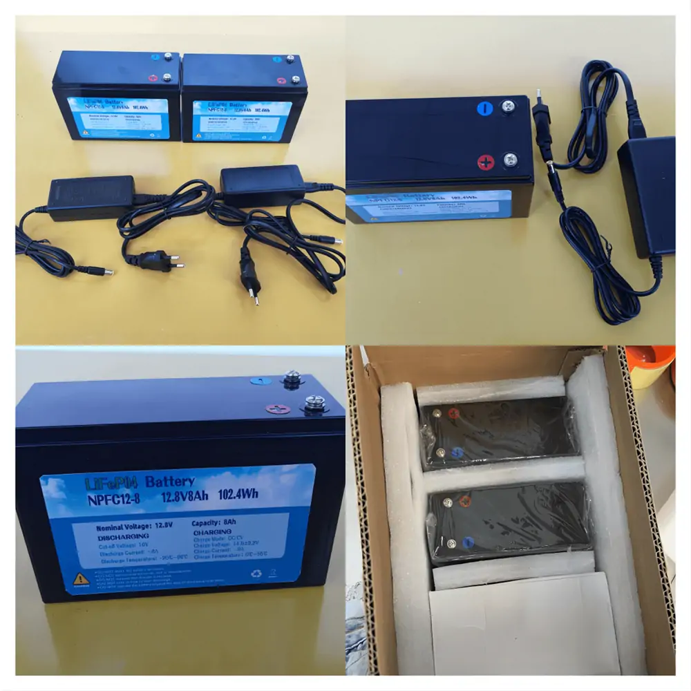 12.8V 8Ah Lithium Battery Packs and 14.6V 2A Chargers Shipped to UAE