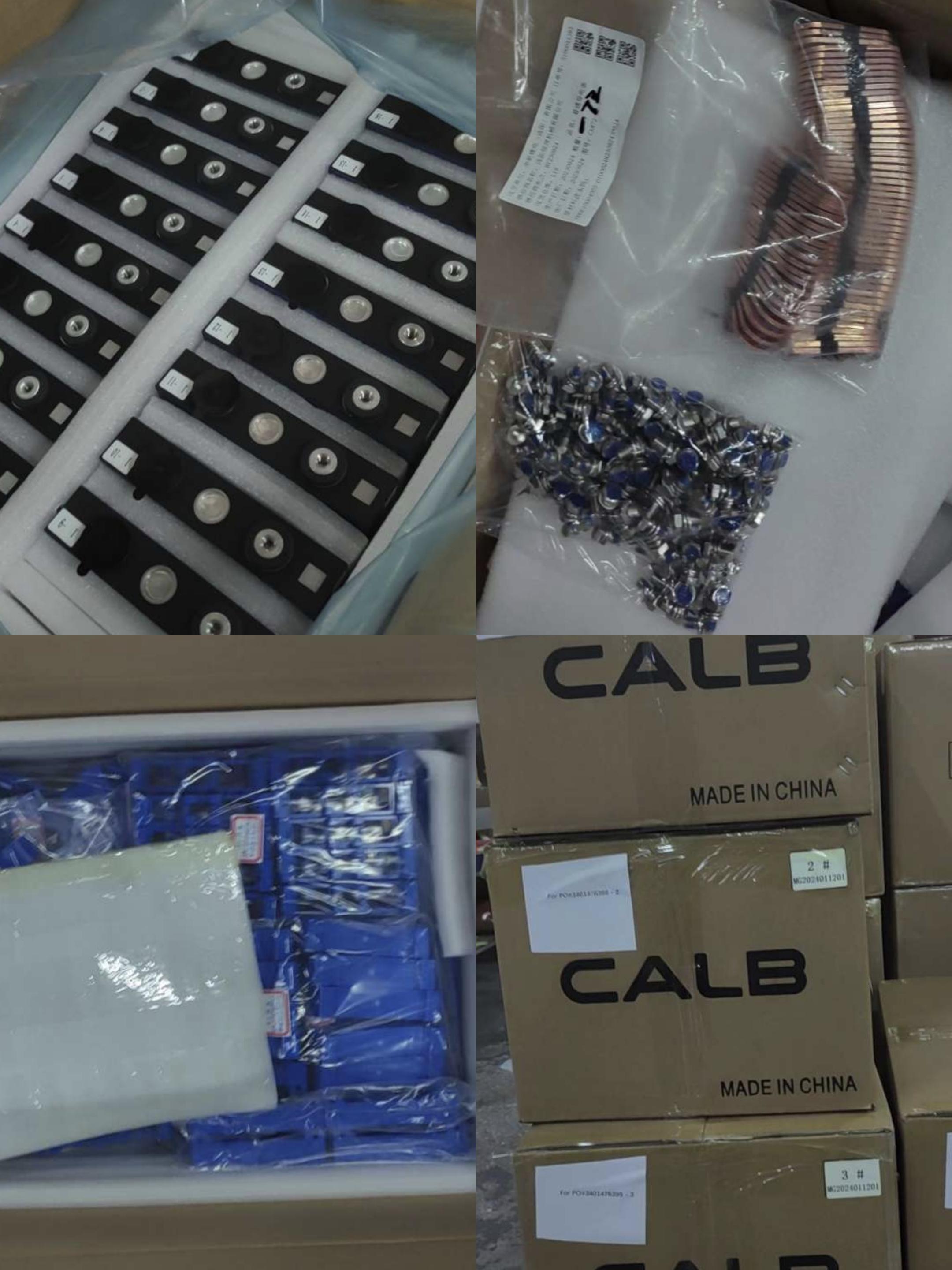 72 pcs CALB CAM72 72Ah LiFePO4 Cells Shipped to Philippines