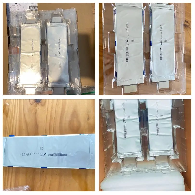 16 pcs A123 3.2V 31Ah LiFePO4 Pouch Cells Shipped to Switzerland