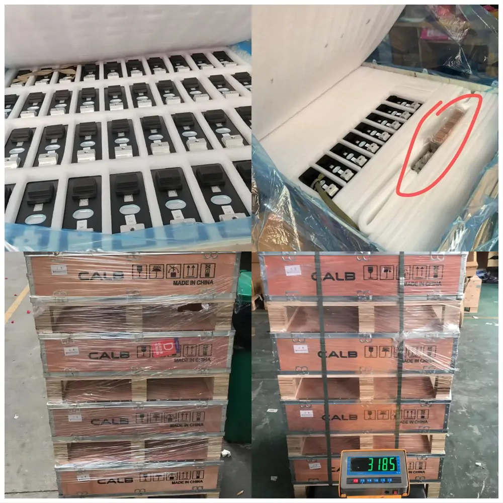 128 pcs CALB L160F100 3.2V 100Ah LiFePO4 Prismatic Battery Cells Shipped to Switzerland