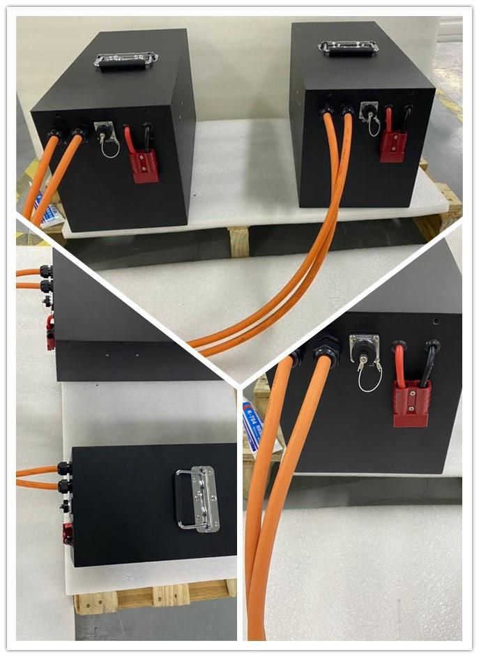 2 pcs 25.6V 100Ah LiFePO4 Battery Packs Shipped to Riyadh