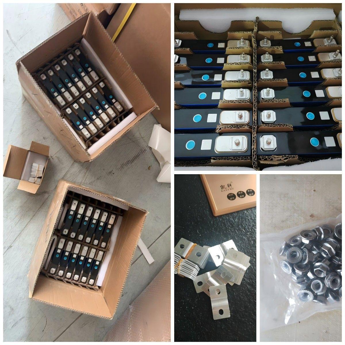 24 pcs Gotion 3.2V 52Ah LiFePO4 Cells Shipped to France