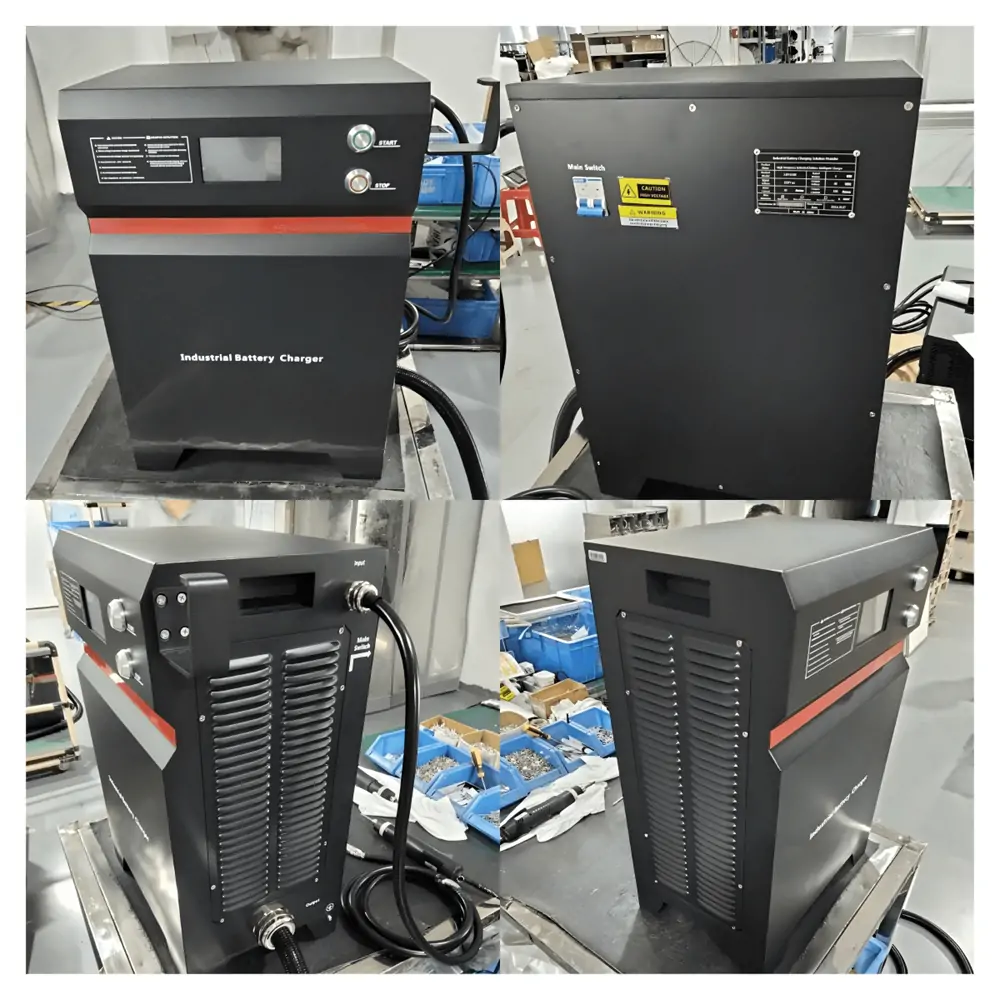 2 pcs 6kW 48V 100A Forklift Battery Chargers Shipped to Ireland