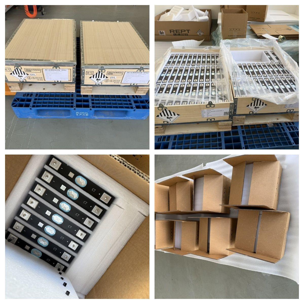 70 pcs CALB 3.7V 113Ah NMC Cells Shipped to Japan