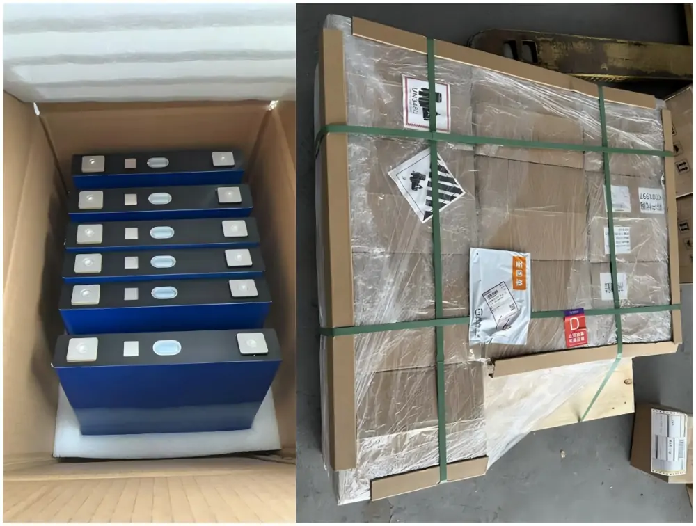 60 pcs GFL 3.2V 125Ah LiFePO4 Batteries Shipped to India