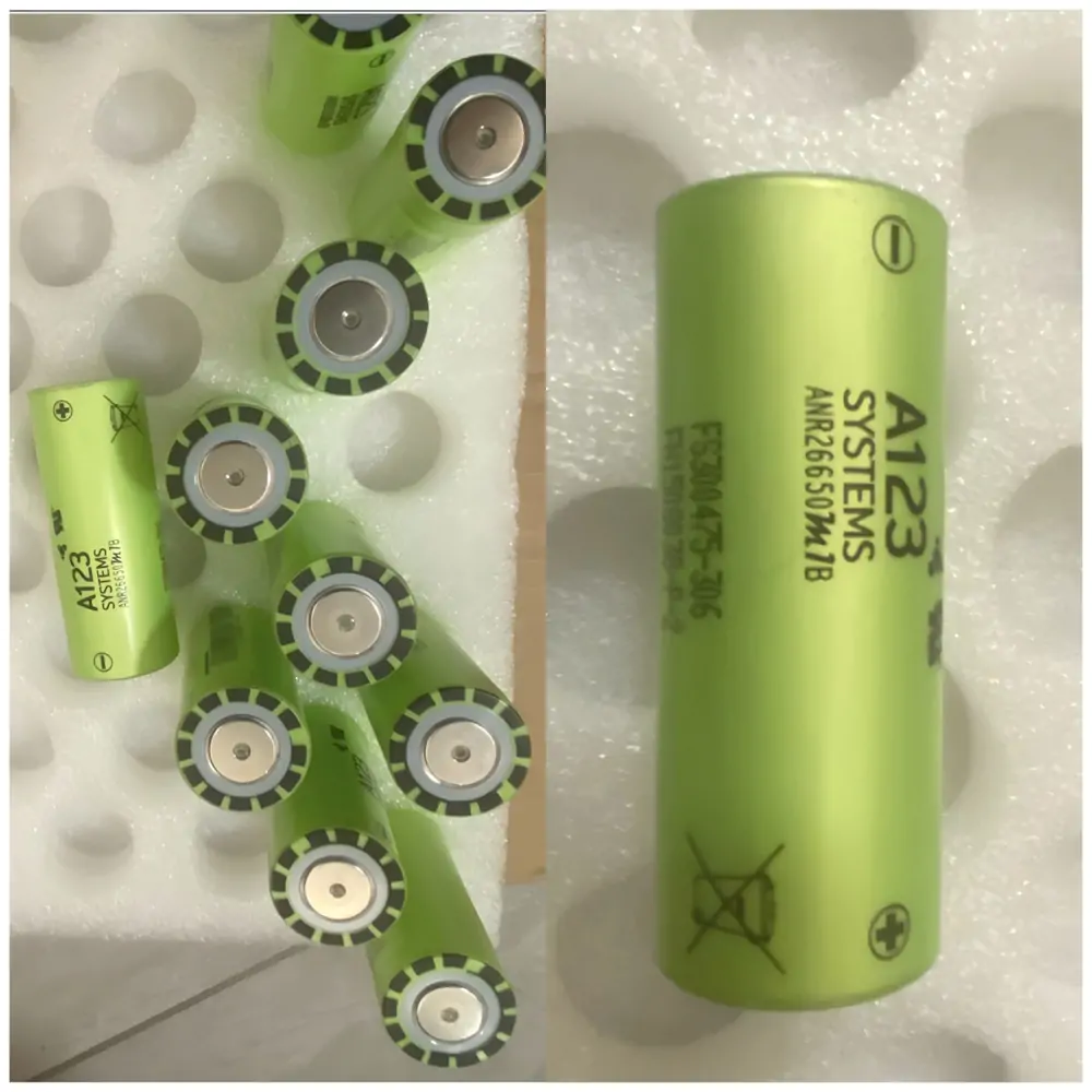 10 pcs A123 ANR26650M1B 3.3V 2500mAh 26650 LiFePO4 Cells Shipped to Saudi Arabia