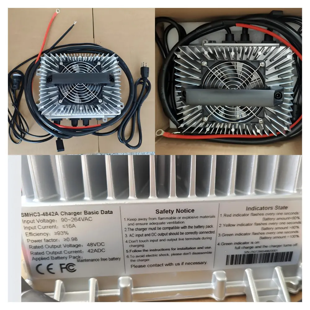 3.3kW 48V 42A On Board Charger Shipped to the USA