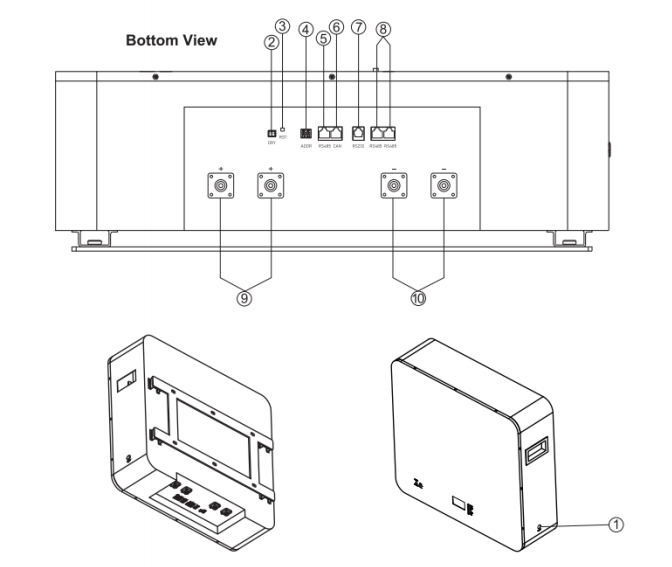 10KWH wall-mounted battery energy storage system