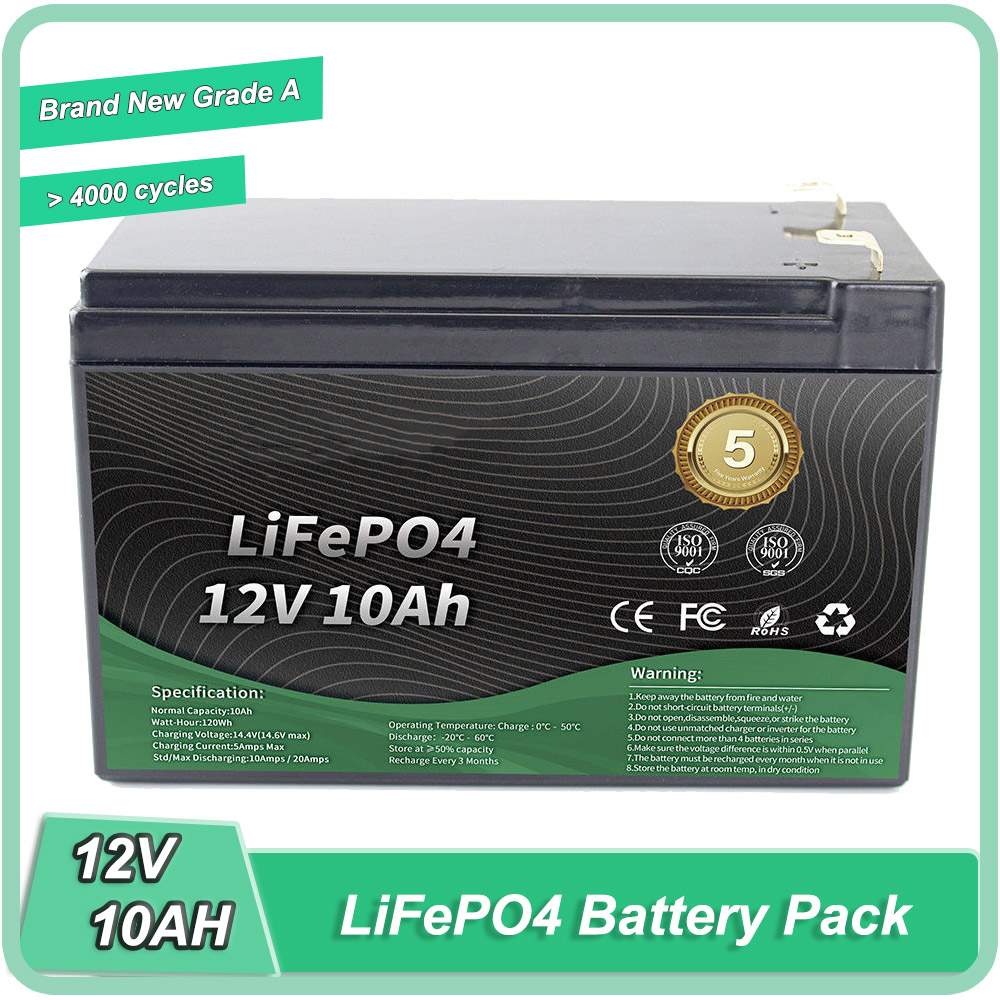 12V 10Ah battery pack