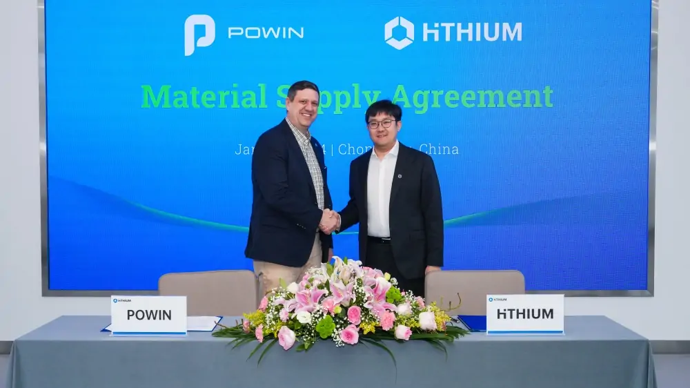 Hithium 300Ah Cells to Power 5GWh Energy Storage for Powin Worldwide