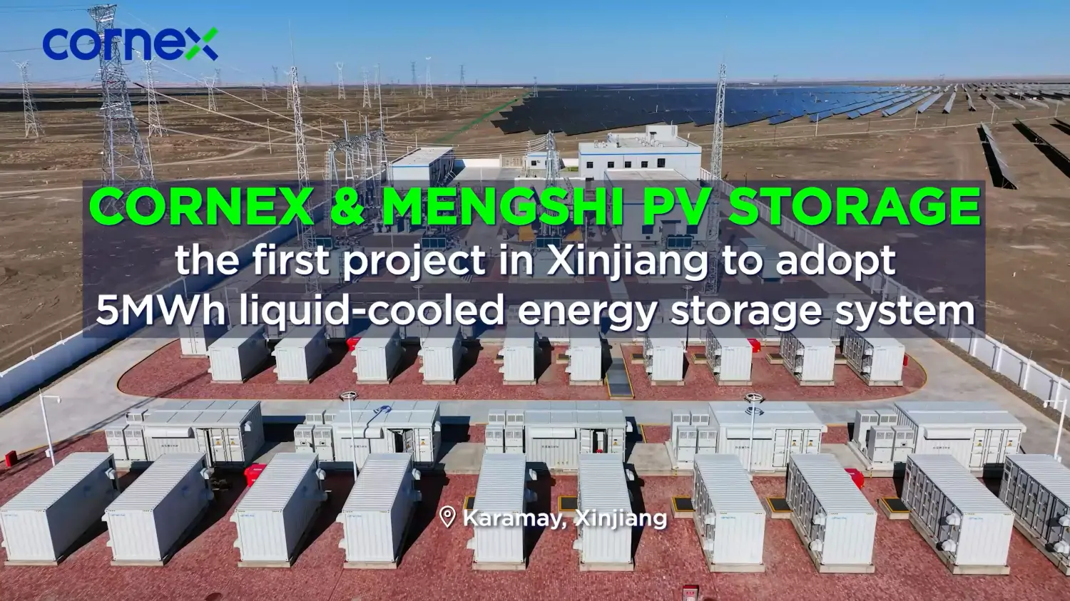 Cornex Unveils Xinjiang’s First 5MWh Liquid-Cooled Energy Storage Cabin