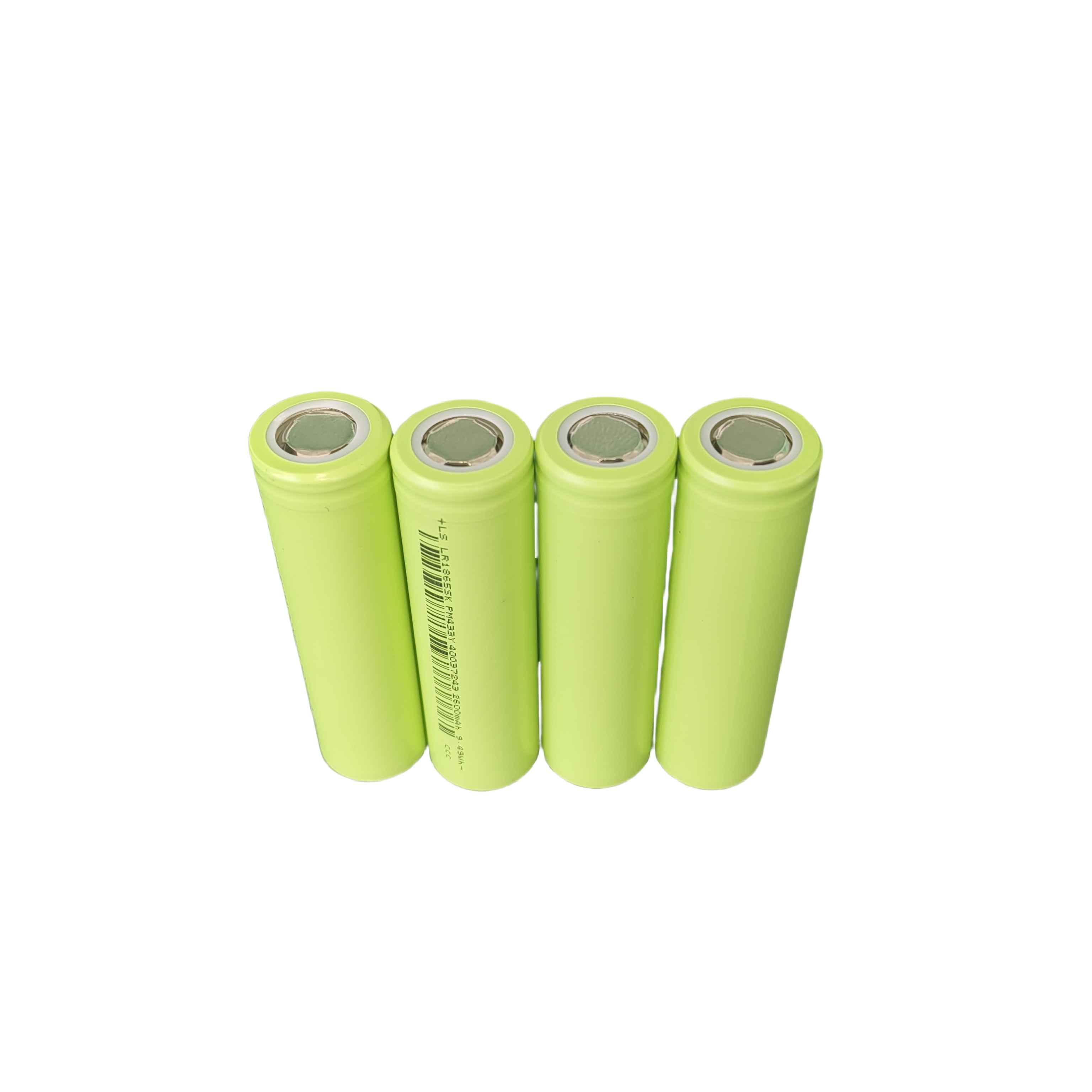 3.65V 2.6Ah Cylindrical Ternary Lithium Ion Battery Cell