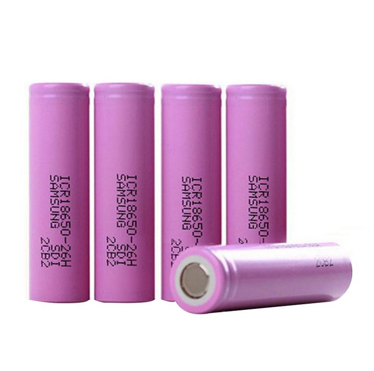 3.7V 2600mAh 18650 lithium Ion battery