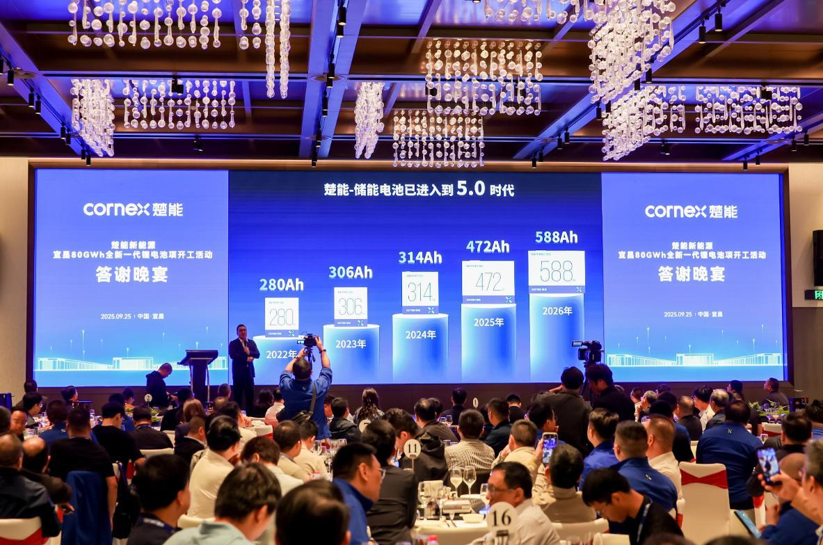 CORNEX Unveils Next Generation 588Ah Energy Storage Battery