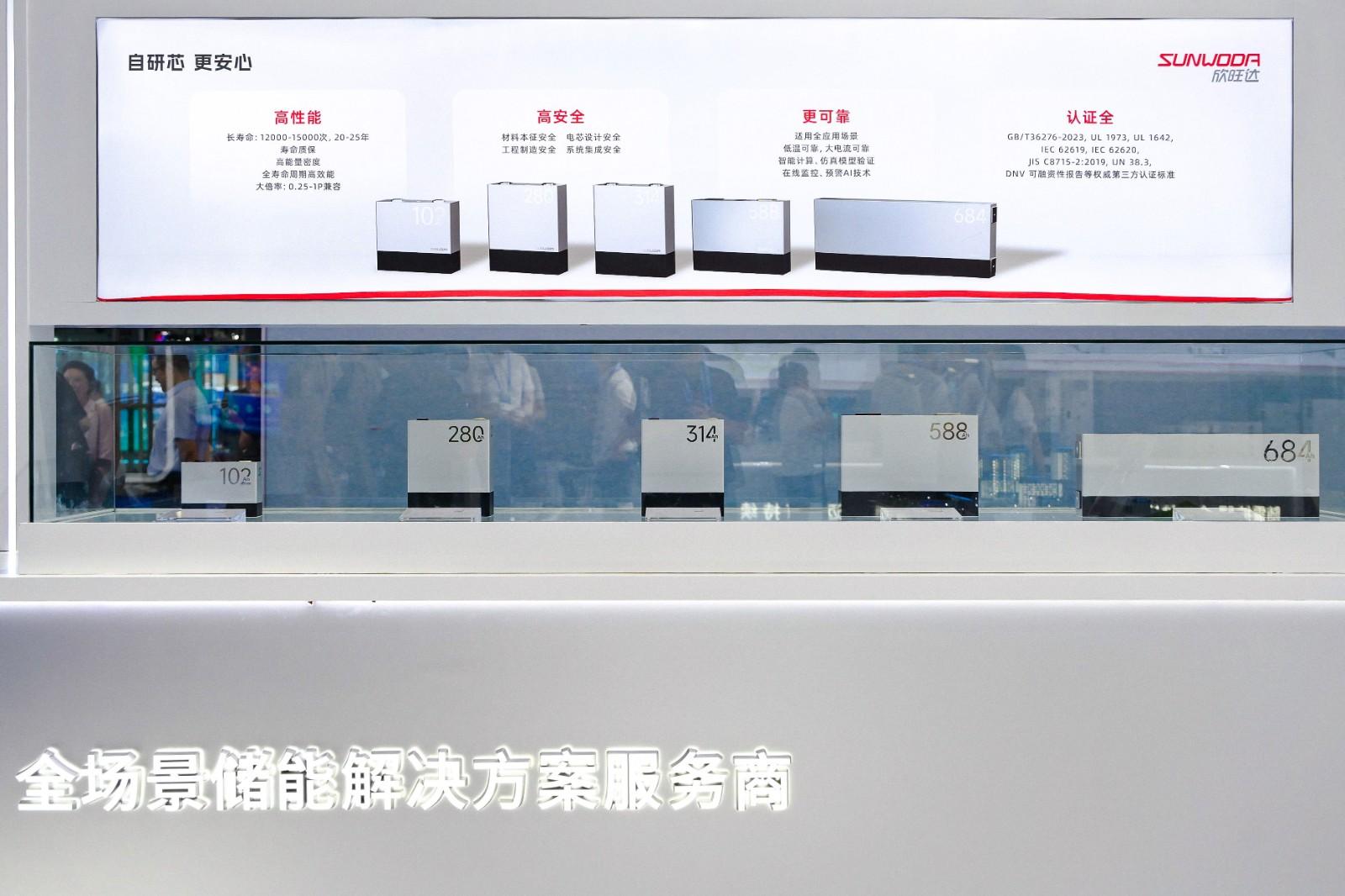 Sunwoda Launches 684Ah and 588Ah Energy Storage Cells at the 2025 International Digital Energy Expo