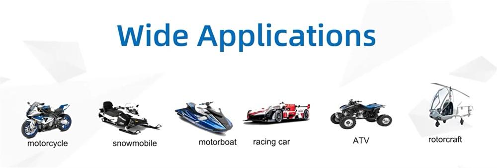 Applications of 12.8V 12Ah 480CCA Lithium Motorcycle Battery