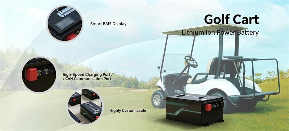 Details of 51.2V 105ah LiFePO4 Golf Cart Battery