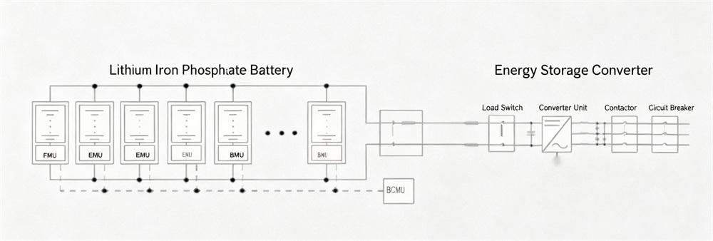 Product Circuit Diagram of 260kWh Industrial Lithium Battery Energy Storage Cabinet
