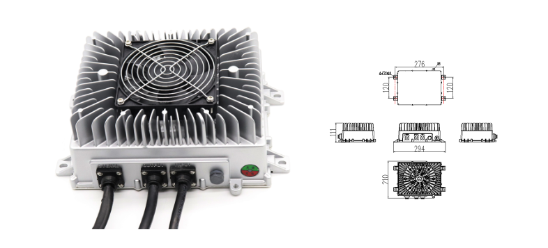 3.3kW OBC Dimensions