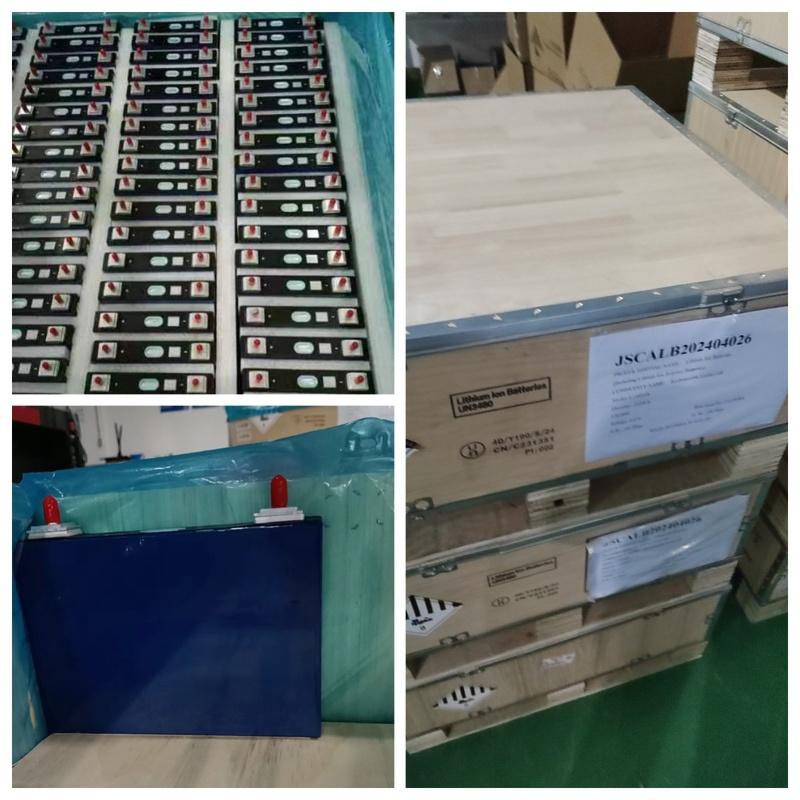 3.7V 58Ah NMC battery cell packing details