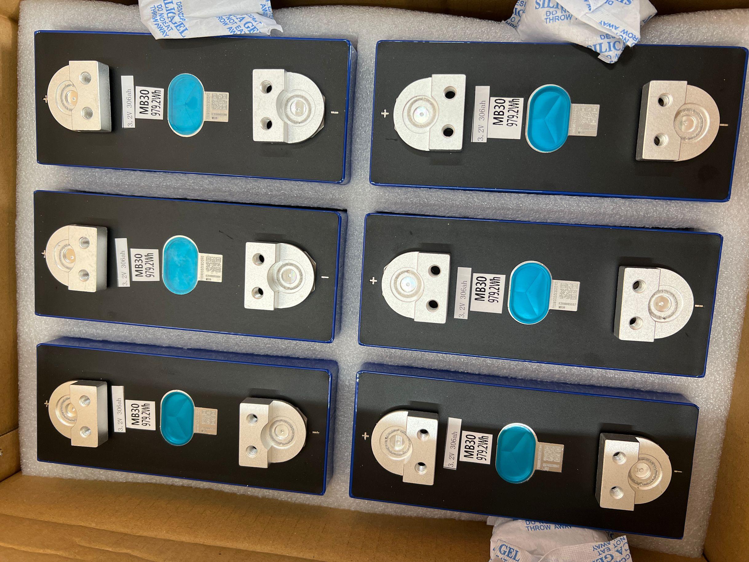 EVE MB30 3.2V 306Ah LiFePO4 Cell Packing Details