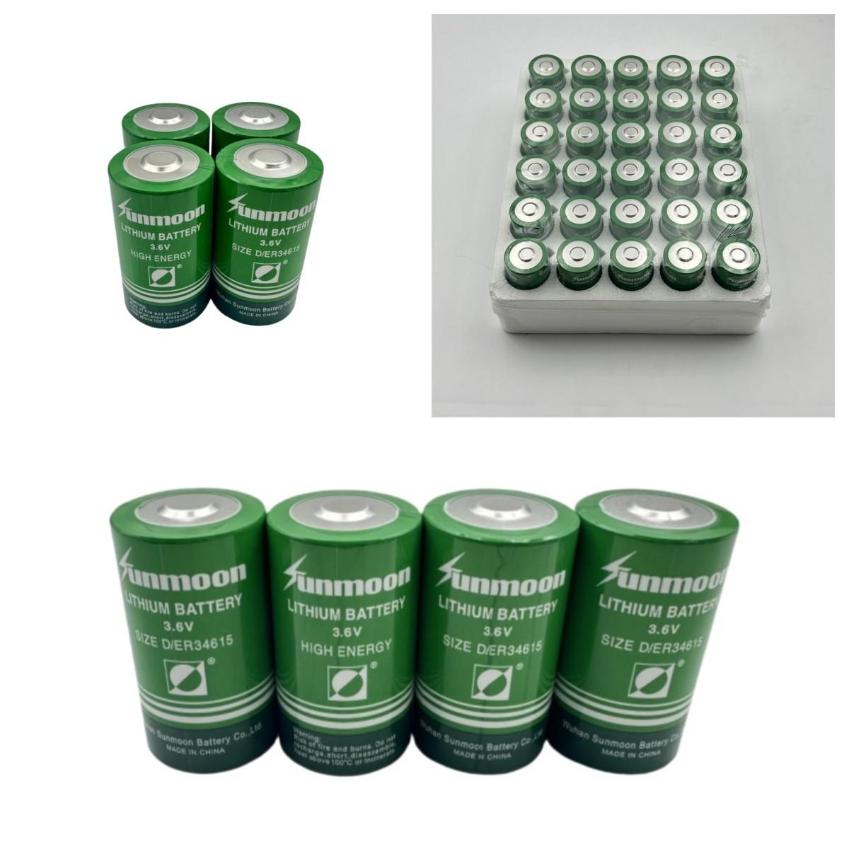 ER34615 3.6V 19000mAh lithium thionyl chloride battery