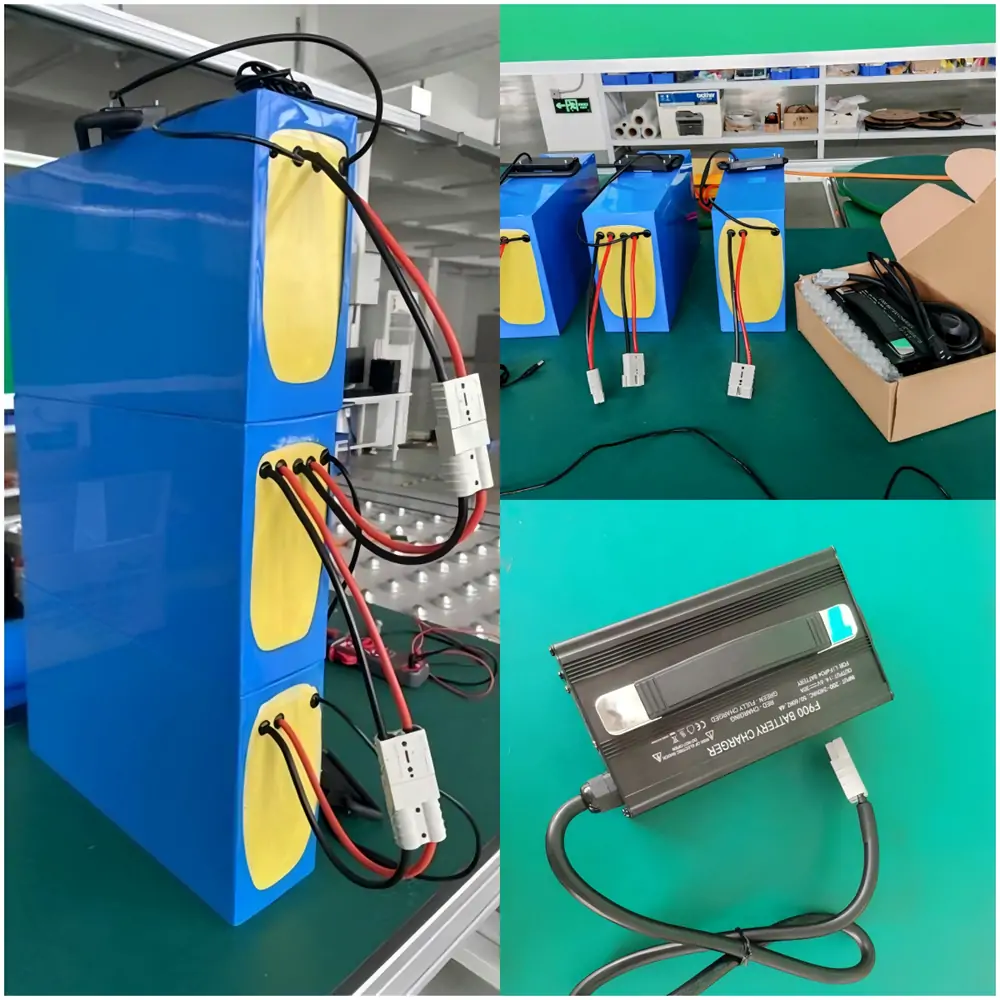 12V 690Ah LiFePO4 battery pack and 12V 30A charger