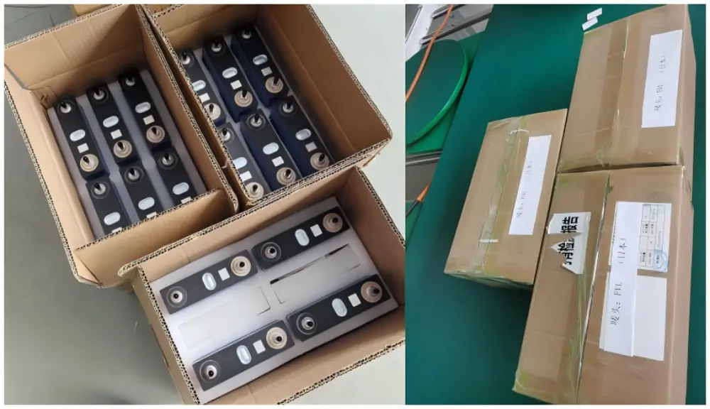 Ganfeng 3.2V 50Ah LiFePO4 battery packing details
