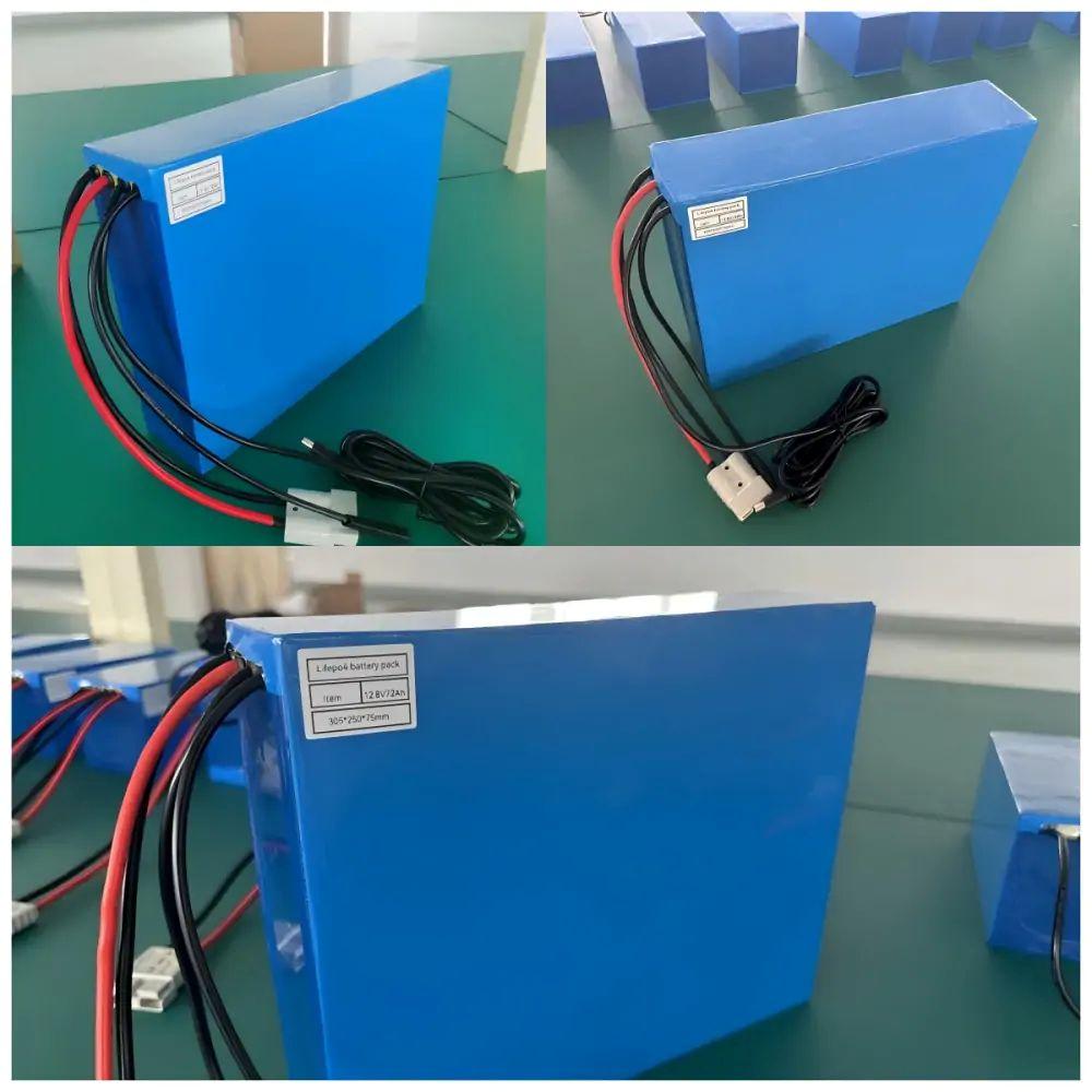 12.8V 72Ah LiFePO4 battery pack