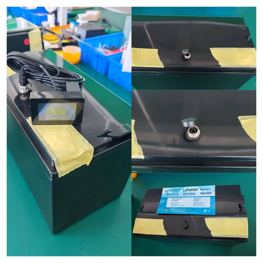25.6V 76Ah LiFePO4 battery pack details