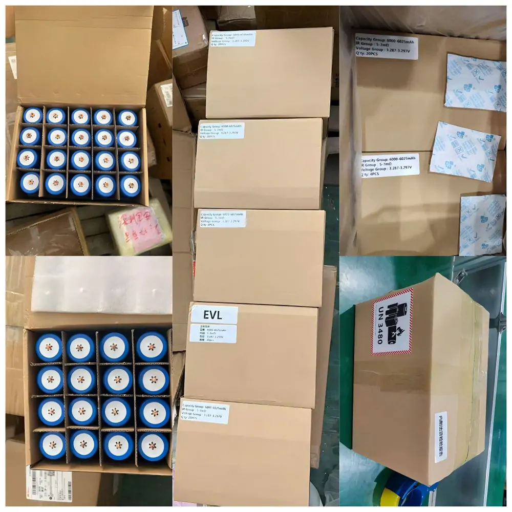 32700 3.2V 6000mAh LiFePO4 cell packing details
