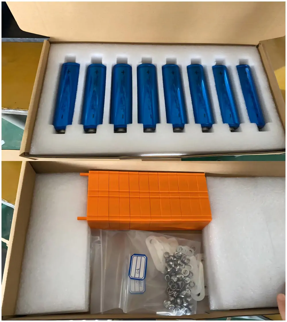 Headway 38120S 3.2V 10Ah LiFePO4 battery packing details